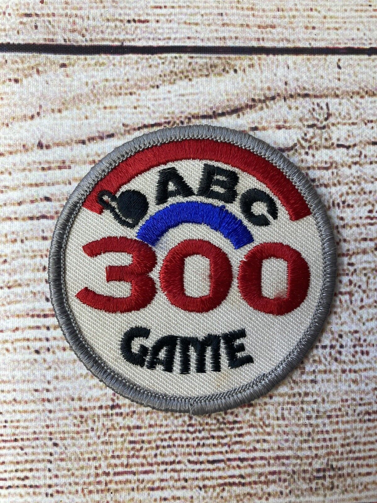 Rare Vtg 300 Game Patch New mail order American Quality inspection Bowling Vintage Congress ABC Pe