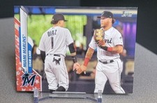 Miami Marlins Team Card Independence /76 Topps 2020 Series 2 #396 Parallel