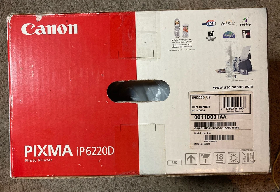 BRAND NEW Canon PIXMA IP6220D Digital Inkjet Photo Printer - New In Box - Image 2 of 4