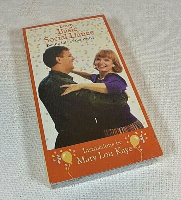 Learn Basic Social Dance w/ Mary Lou Kaye ''Be the Life of the Party'' - NEW VHS