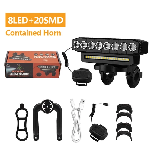 Bicycle Front Headlight Super Bright LED Bike Light USB Rechargeable Waterproof - Bild 16 von 16