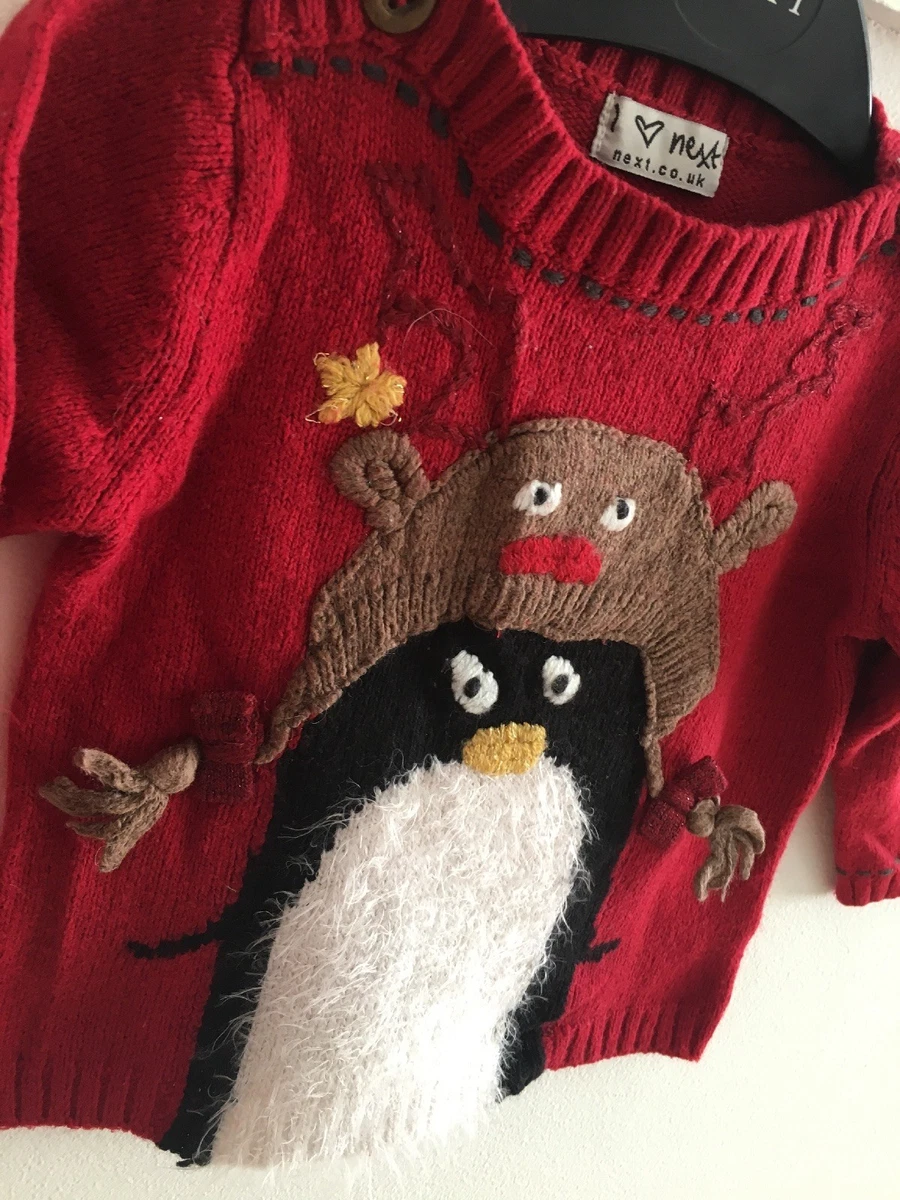 Baby christmas jumper girl clearance
