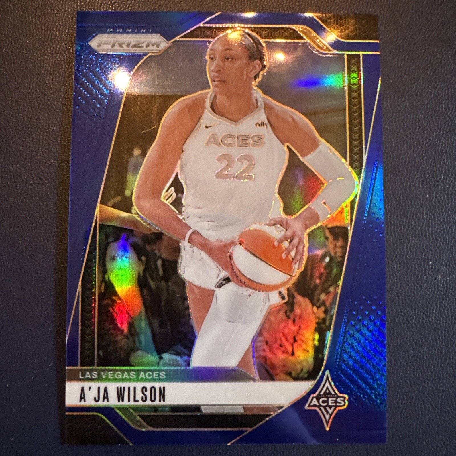 2024 Panini Prizm WNBA A'JA WILSON BLUE ACES /199 #86