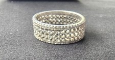 Silver .925 Eternity Band Size 6 Stackable