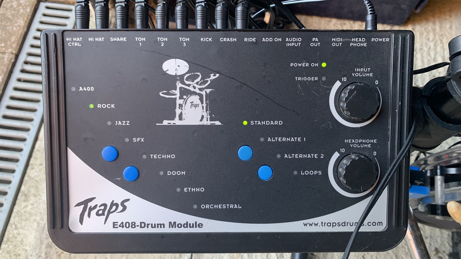 Traps Electronic Mesh Drum Kit eBay