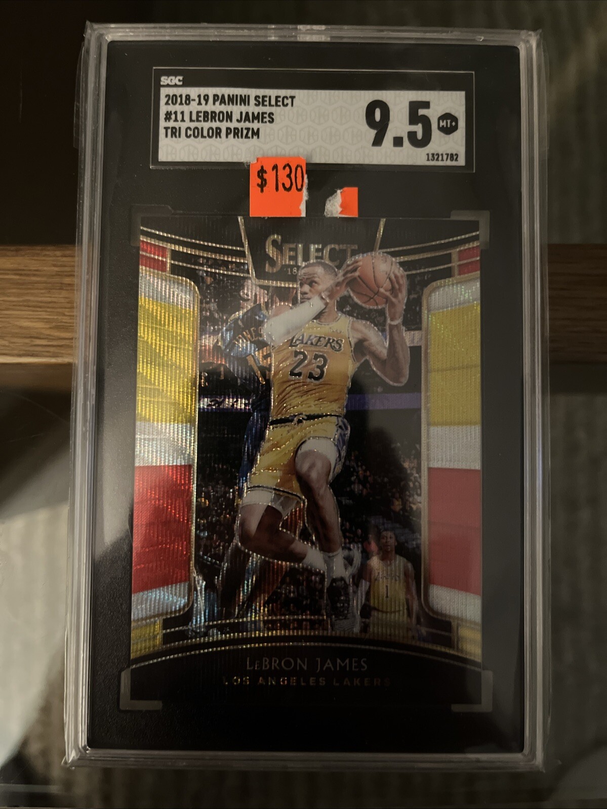 2018-19 Select Prizm Tri Color - Lebron James #11 - BGS 9.5 GEM MT
