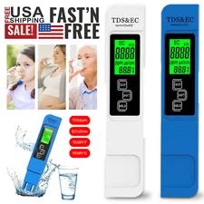 4 IN 1TDS Meter Digital Tester Water Quality Testing Drinking Water 0-9990ppm