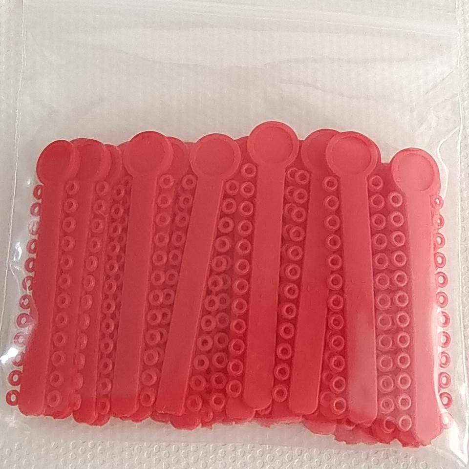 Dental Orthodontic Elastics Chain latex Elastic Ligature Ties Bands for