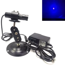 Focusable Blue 450nm 100mW 200mW Dot Laser Diode Module 5V Adapter 16mm Holder