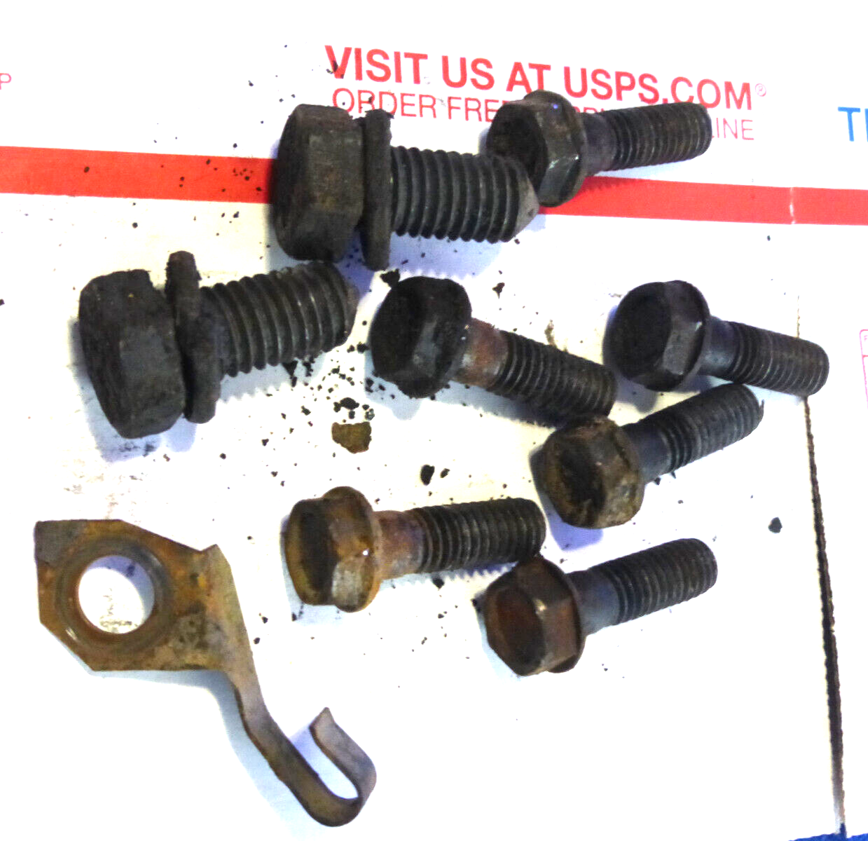 FORD C4 TRANSMISSION TAIL SHAFT HOUSING BOLT SET w/mount bolts & mod