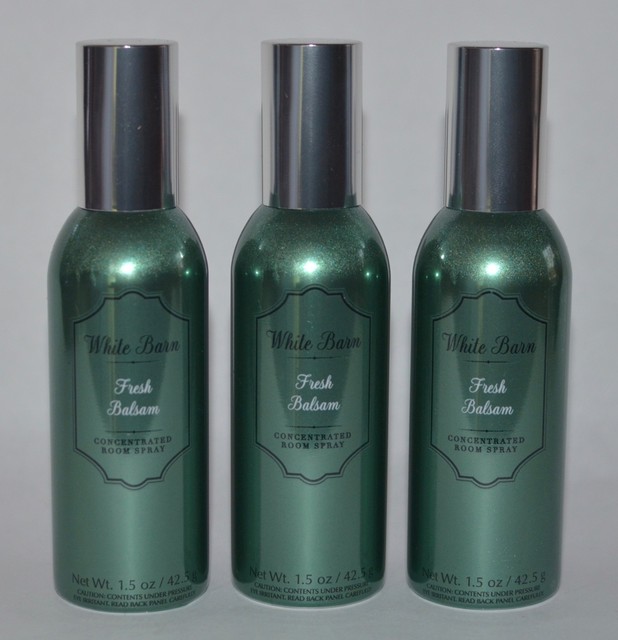 3 BATH BODY WORKS FRESH BALSAM CONCENTRATED ROOM SPRAY PERFUME MIST
