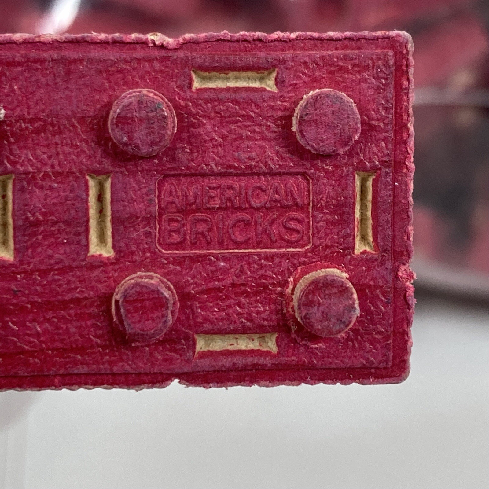 Vintage American Bricks Wooden Building Blocks Red Brown MEGA LOT 11.5