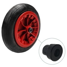 12" solid wheelbarrow wheel cart truck wheel 3.00-8 puncture proof  1/2" bore