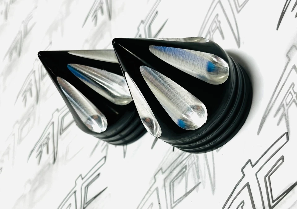 TAPAS HORQUILLA ZX-14R CORTE CONTRASTE NEGRO 2006-2024 KAWASAKI NINJA ZX14R Foto 4 de 4