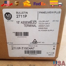 =NEW Allen Bradley 2711P-T15C4A7 PanelView Plus, 15" Assembled Termi US Free Tax