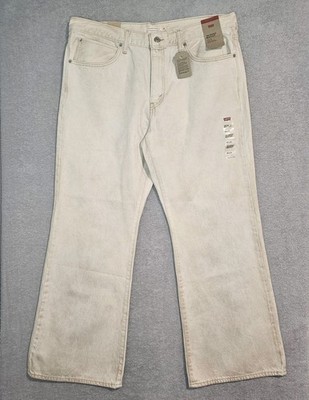Levi's '94 Baggy Bootcut Mid Rise Jeans Women's 33x31 Cream Beige NEW *READ DESC