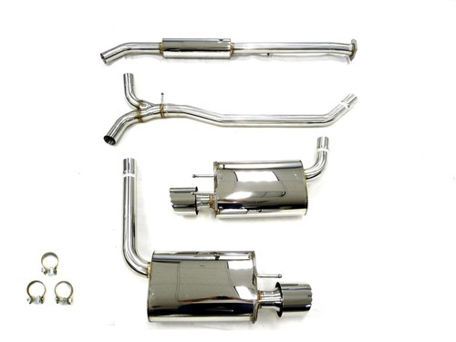 OBX Stainless Catback 13-17 Honda Accord V6 3.5L 2Dr Coupe Exhaust System 4pc - Picture 3 of 11