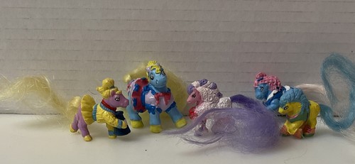 My Little Pony 1988 Little Beauties Small 2" Lot Of 5