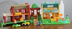 Fisher Price Little People Neighborhood Playset & Accessories #2551 Vintage 1988
