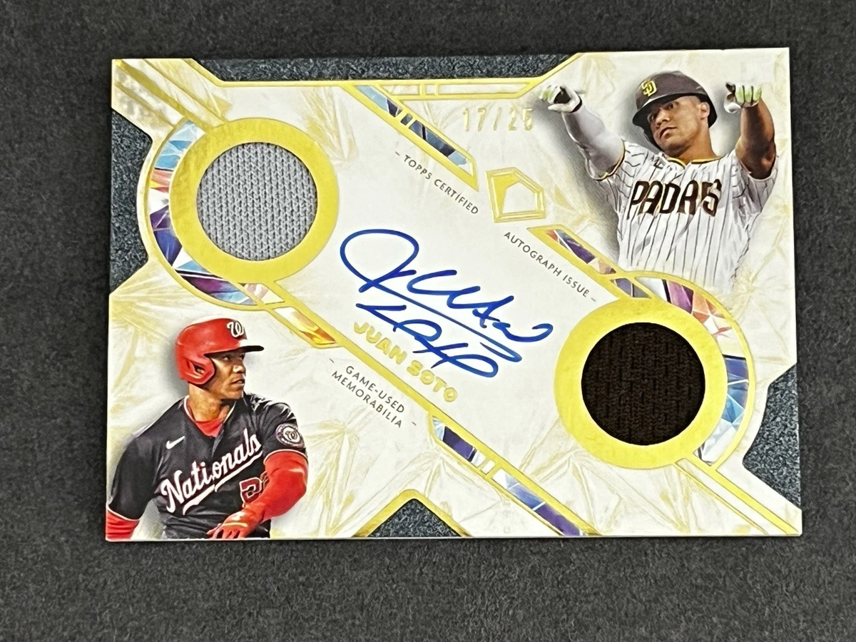 Juan Soto Baseball Sports Trading Cards & Accessories Memorabilia 