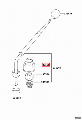 Genuine Toyota LandCruiser FJ43 FJ40 BJ75 BJ74 Inner Gearbox Gear Lever Boot - Picture 14 of 18