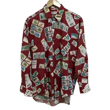 Auth PaulSmith - Red White Multi Men's Shirt