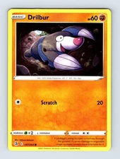 Drilbur SWSH08: Fusion Strike Common Non Holo 147/264 Pokemon NM/LP Card