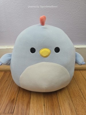 Original Squishmallows 8'' Tuesday The Blue Rooster Chicken Easter Plush New