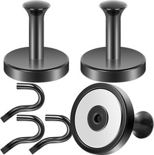 Magnetic Wreath Hanger,170 Lb Heavy Duty Magnet Hook,Steel-Tube Base,No-Drill Do