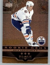 2005-06 Black Diamond #239 Kyle Brodziak RC (ref 161369)