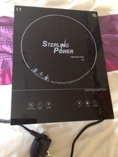Sterling Power Induction Hob. IH2. Top Is Warped. Still Good Condition. Boxed.