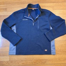 Timberland Pro Men's Studwall Large 1/4 Zip Sweatshirt Navy/Gray Workwear