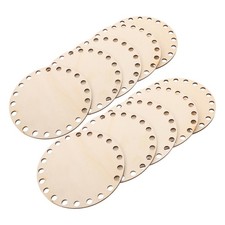 10 Pcs Hand-woven Basket Bottom Bag Bottoms for Making Crochet Base