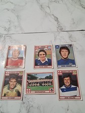 6 Adesivi Pinini Calcio 1978 n. 200. 129. 443. 292. 407. 320. Emlyn Hughes