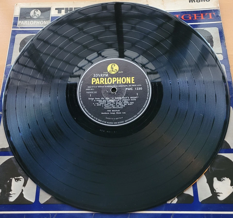THE BEATLES – A Hard Day's Night – Mono - UK - Image 4 of 4