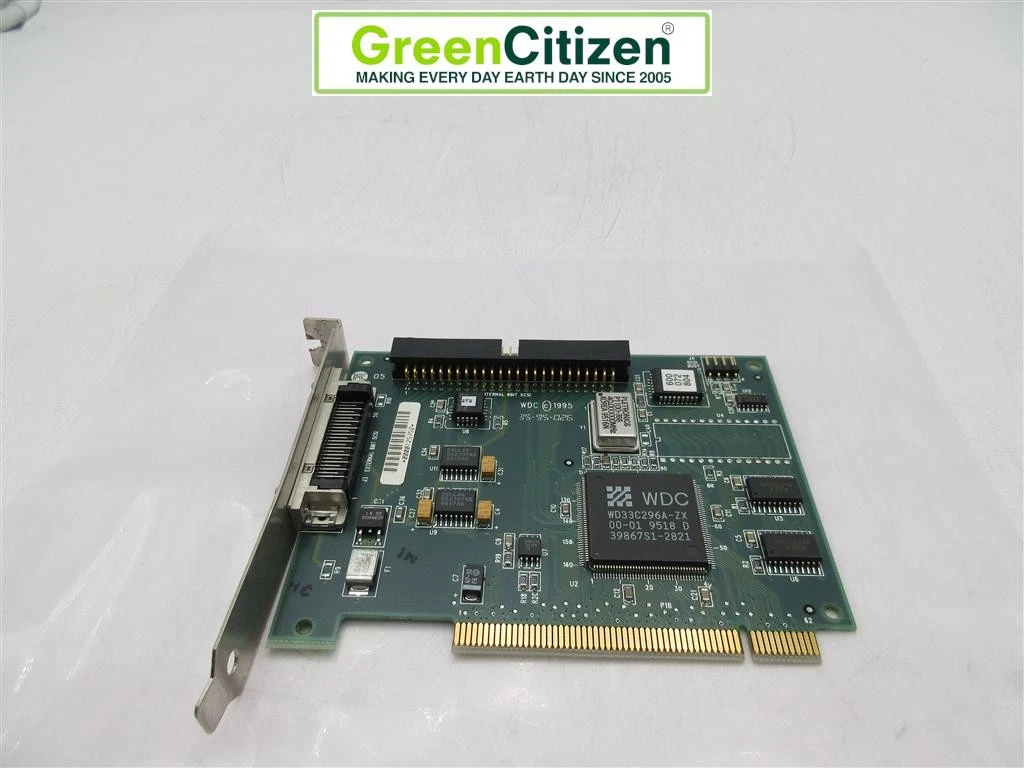 WDC WDC7193 Controller 8-Bit SCSI 50-PIN PCI Card Vintage | eBay