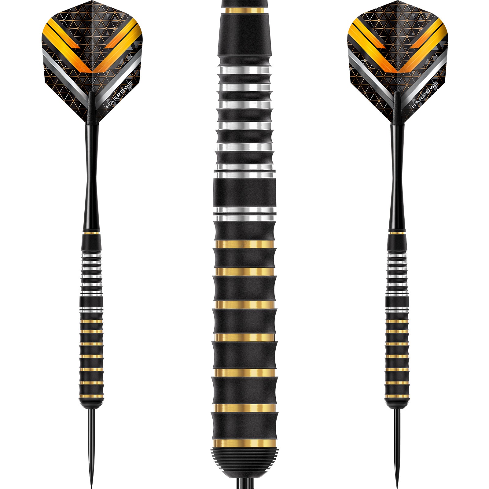 Harrows Vulcan Brass Steeldarts - robuste Steeltip Darts 4090₽