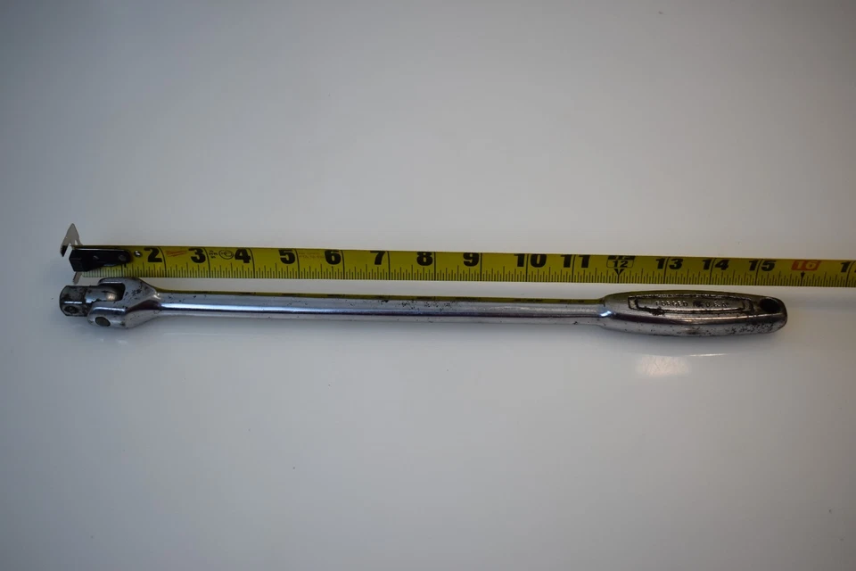 Wizard Tools H2821 15" Longitud Barra Interruptor 1/2" Drive Cromo EE. UU. De Colección Foto 4 de 4
