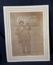1930's Coca Cola Sign Repro. Photograph 11"x14" ?Spencer Williams? Amos'n'Andy?