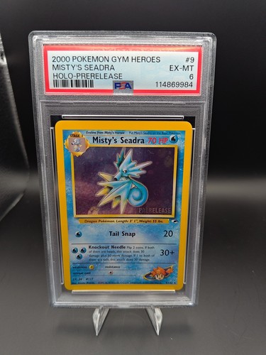 Misty's Seadra (Unlimited) graded PSA 6 for sale on eBay