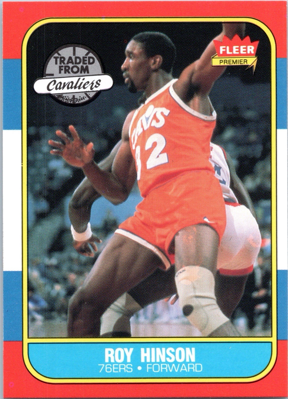 1986 Fleer Basketball #46 Roy Hinson (RC) Cleveland Cavaliers