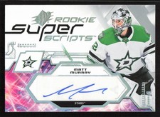 2023-24 SPx Matt Murray Auto Rookie Superscripts #SSR-MM Card. rookie card picture