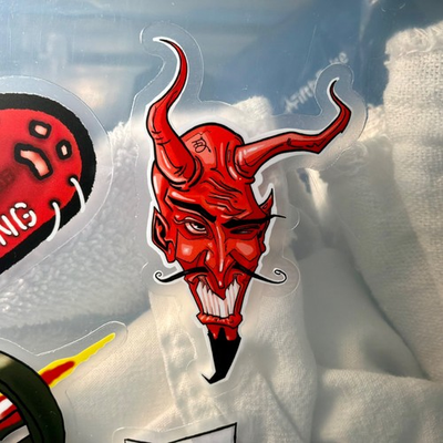 #ad Devil Head Vinyl Sticker 3” Local Artist Satan Horror Demon Illustration Evil 66 $4.50