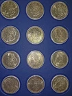 LOT OF 12 MORGAN $ FIRST TEN YEARS IN ORIG BOOK  All UNC