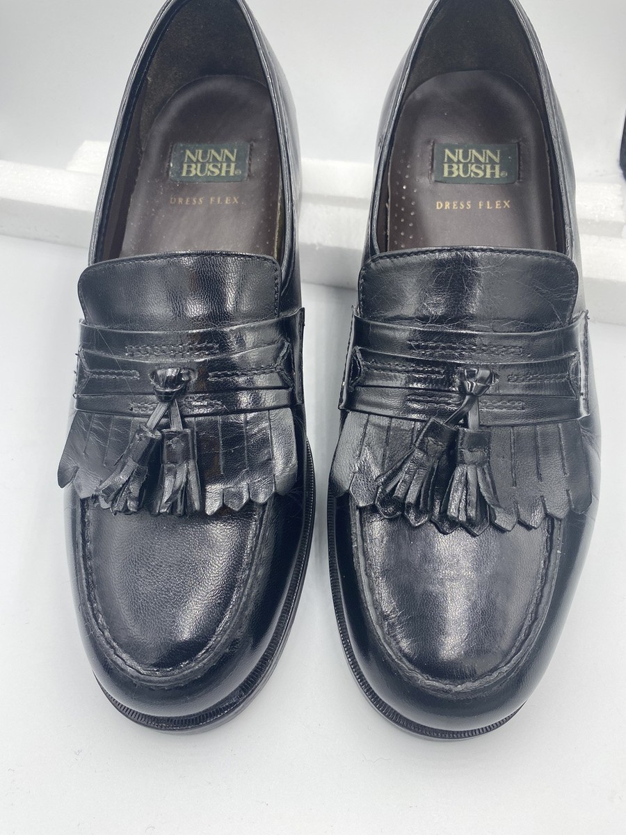 Nunn Bush 9 M Dress Flex Tassel Black Leather 83554 Mens  display picture 3