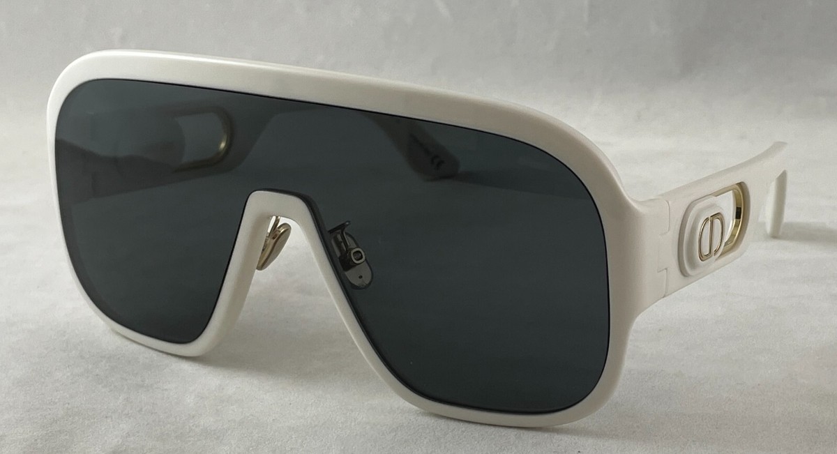 Dior white sunglasses Dior Oblique S3I White Rectangular Sunglasses | DIOR main image 3