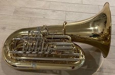 Miraphone Bruckner CC291-5V Lacquer CC Tuba Yellow Brass Used w/ Soft Case