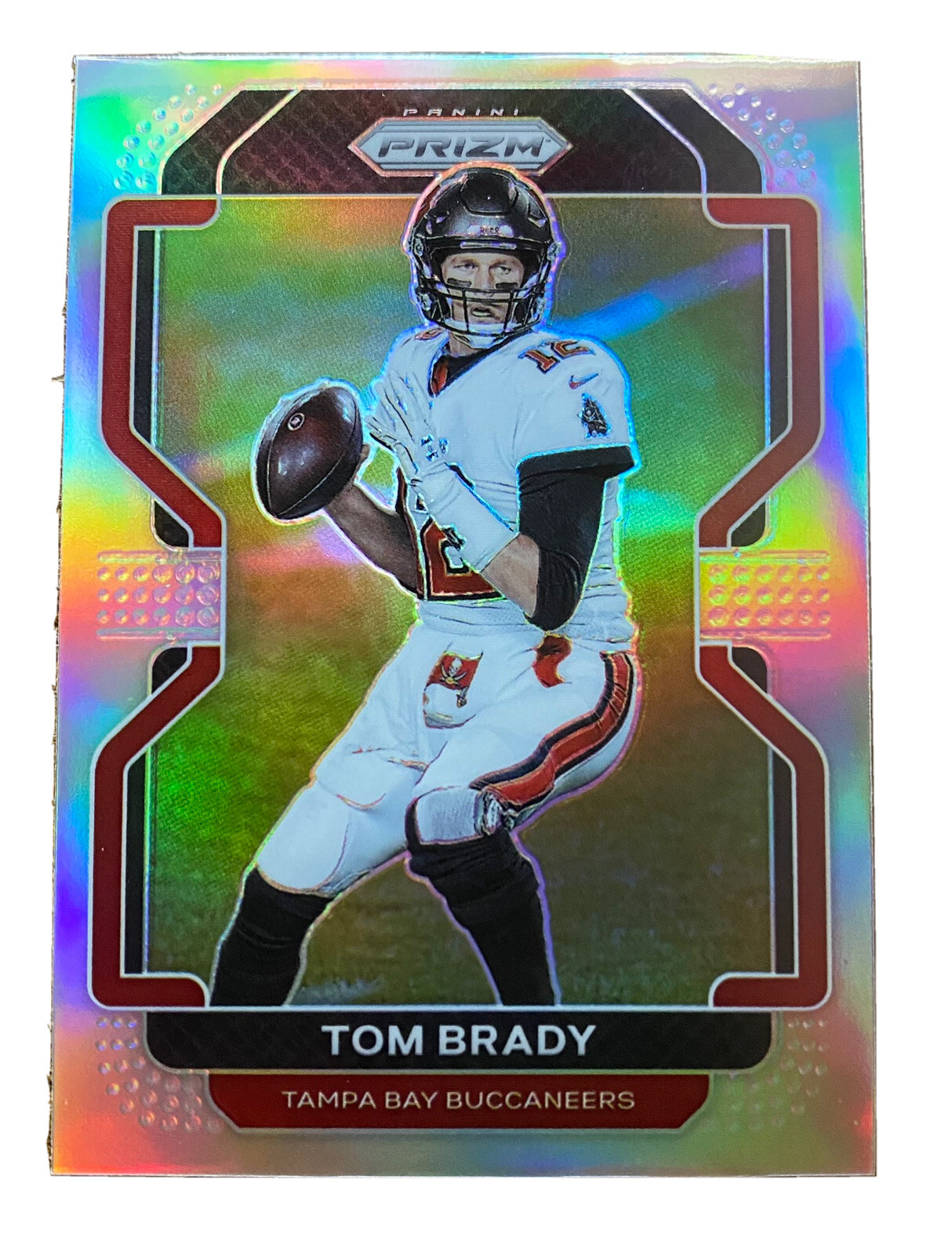 2021 Panini Prizm Tom Brady Silver Prizm #294 Tampa Bay Buccaneers Patriots