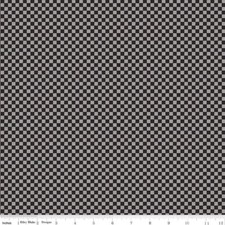 Riley Blake Check Please C830 Black Tonal Cotton