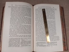 Stamped Brass Bookmark, Your Choice of Initia...